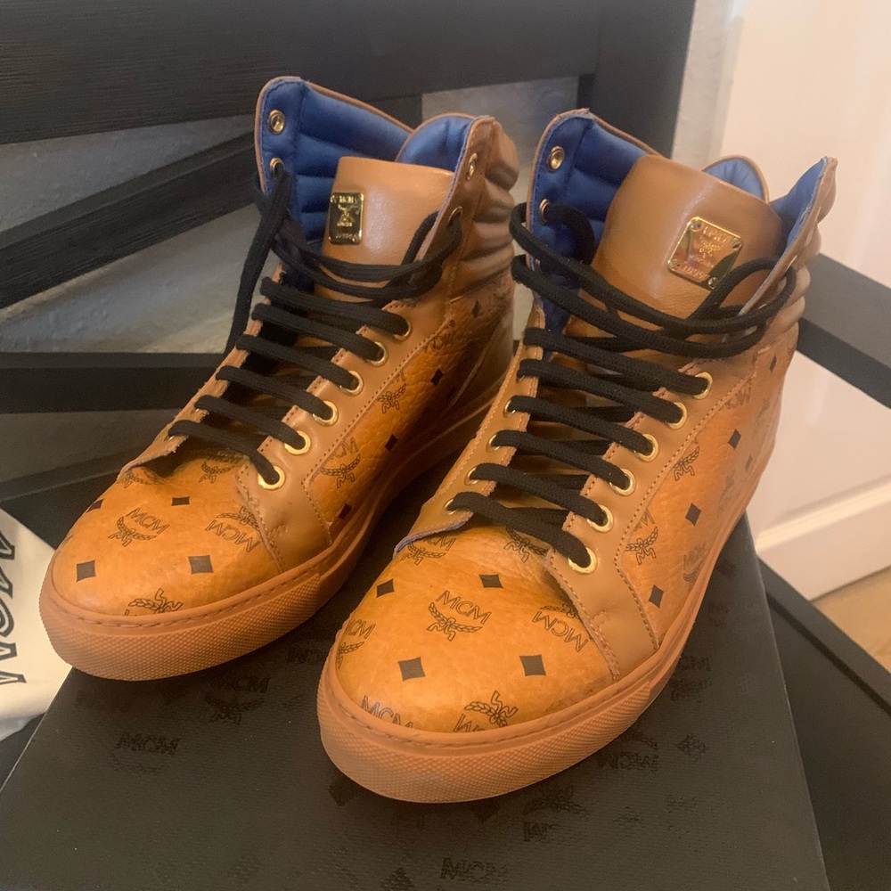 MCM men hightop sneakers